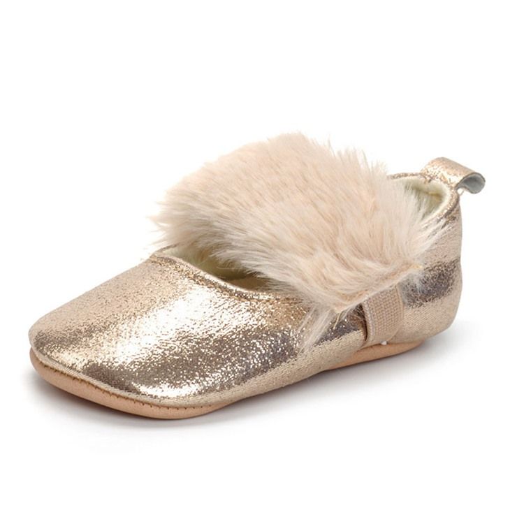 Sapatos De Bebê Lisos De Poliuretano