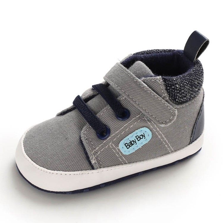 Sapatos De Bebê Unissex Com Cordões De Patchwork