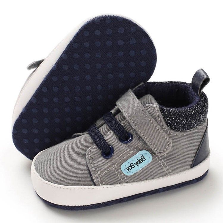Sapatos De Bebê Unissex Com Cordões De Patchwork