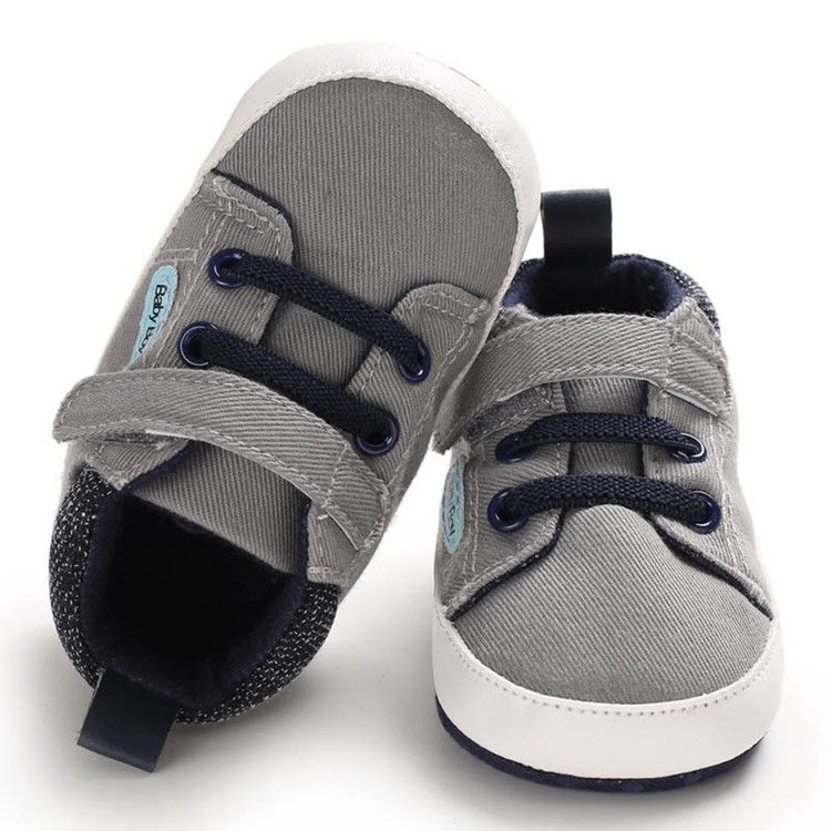 Sapatos De Bebê Unissex Com Cordões De Patchwork