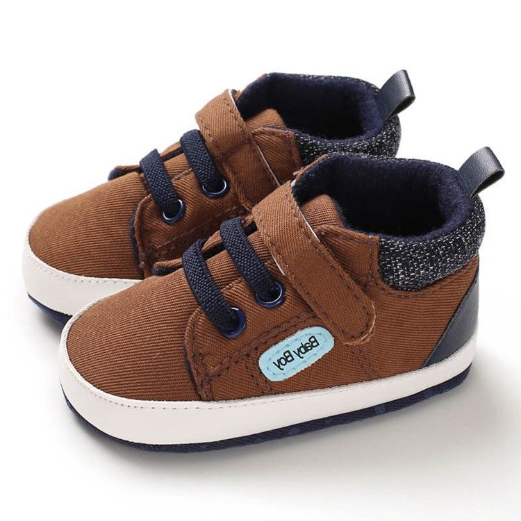 Sapatos De Bebê Unissex Com Cordões De Patchwork