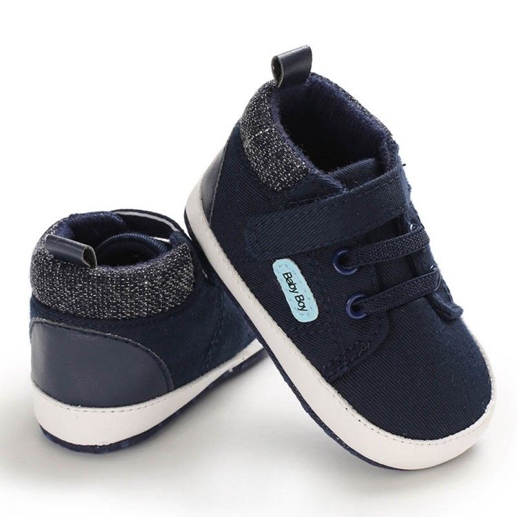 Sapatos De Bebê Unissex Com Cordões De Patchwork