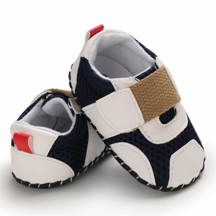 Sapatos De Bebê Unissex Com Retalhos De Malha