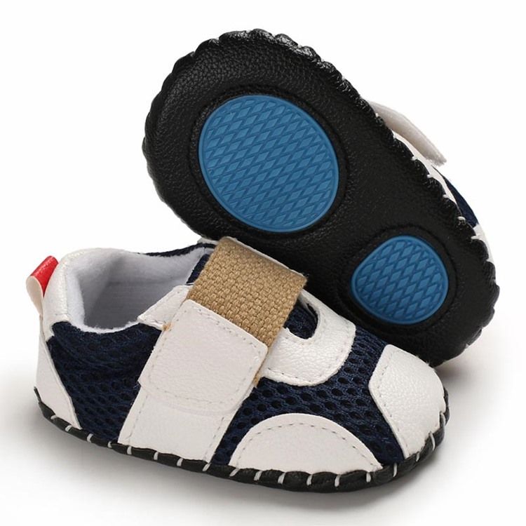 Sapatos De Bebê Unissex Com Retalhos De Malha