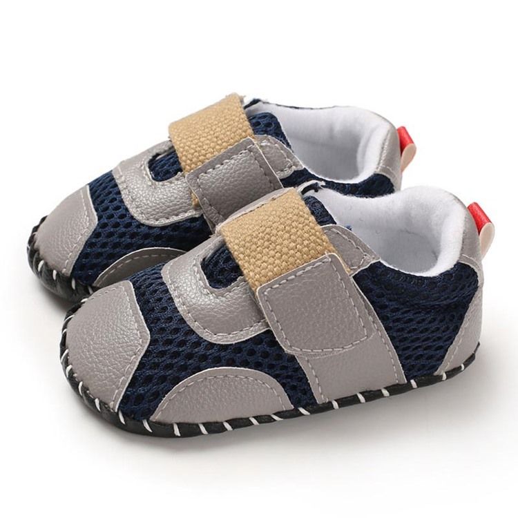 Sapatos De Bebê Unissex Com Retalhos De Malha
