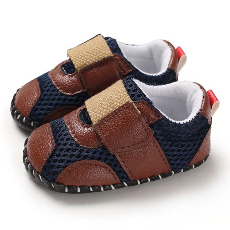 Sapatos De Bebê Unissex Com Retalhos De Malha