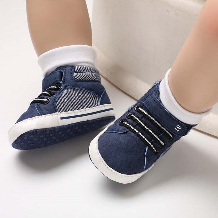 Sapatos De Criança Com Bloco De Cor De Velcro