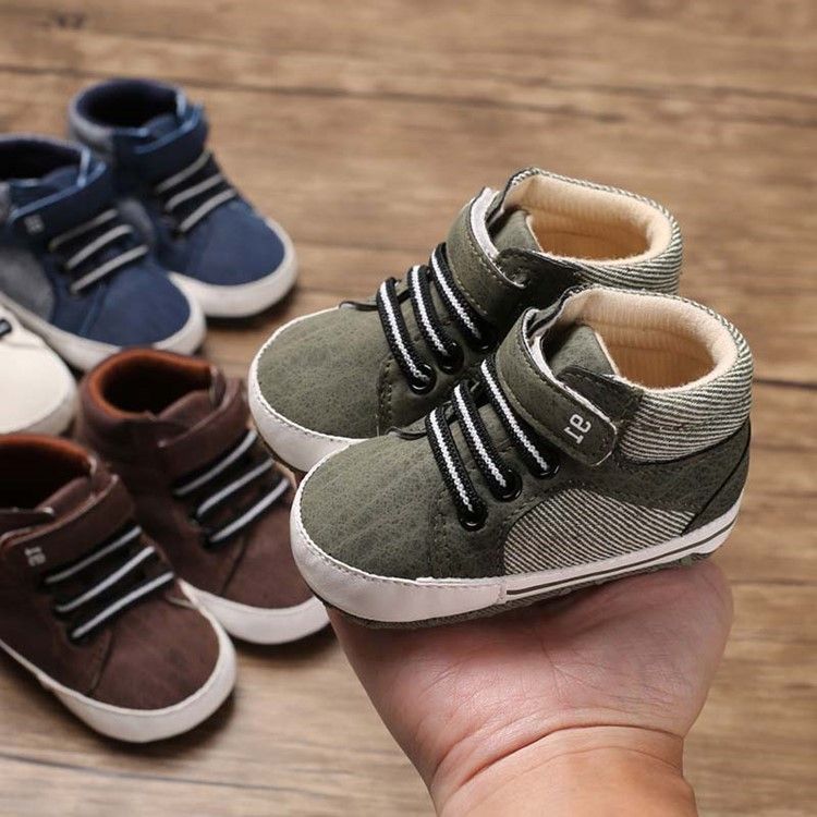 Sapatos De Criança Com Bloco De Cor De Velcro