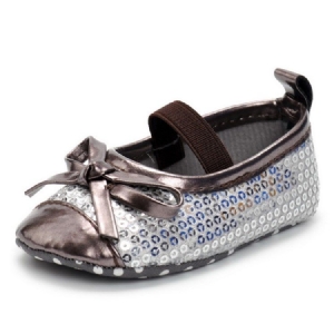 Sapatos De Criança Com Elástico De Poliéster