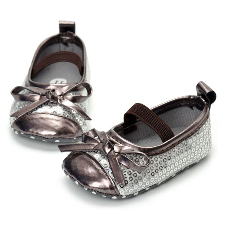 Sapatos De Criança Com Elástico De Poliéster