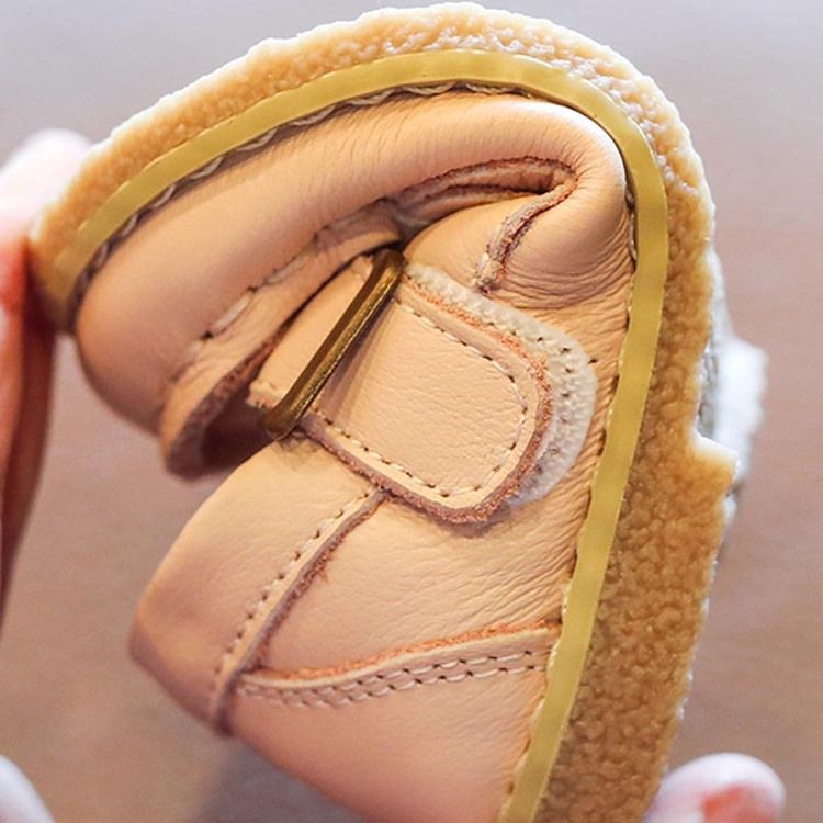 Sapatos De Criança Com Ferrolho Liso