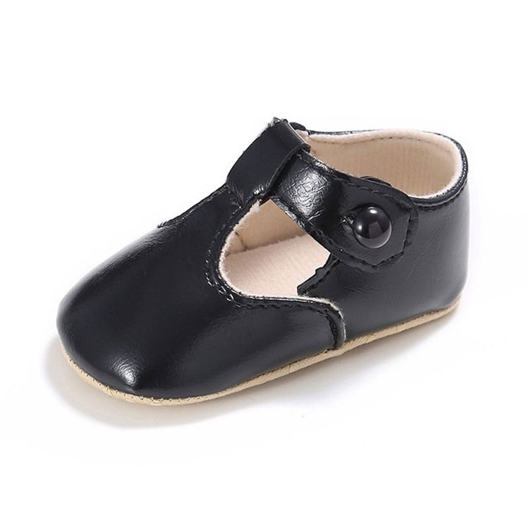 Sapatos De Criança Com Fivela Lisa
