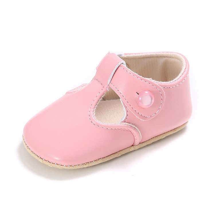 Sapatos De Criança Com Fivela Lisa