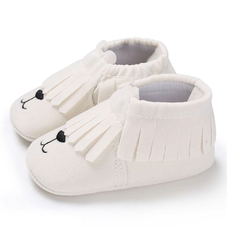 Sapatos De Criança Com Franja Elástica