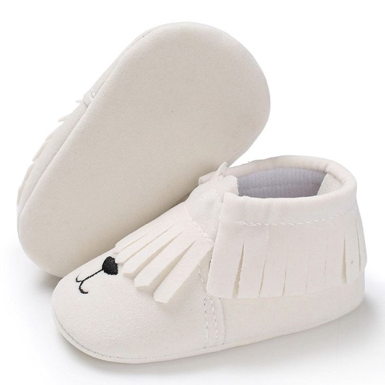 Sapatos De Criança Com Franja Elástica