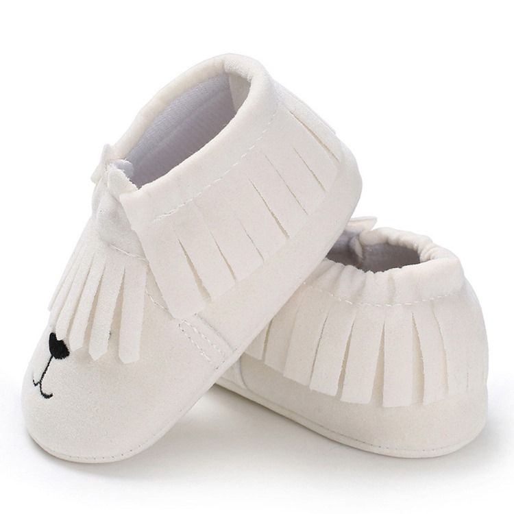 Sapatos De Criança Com Franja Elástica