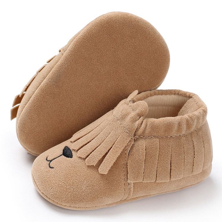 Sapatos De Criança Com Franja Elástica