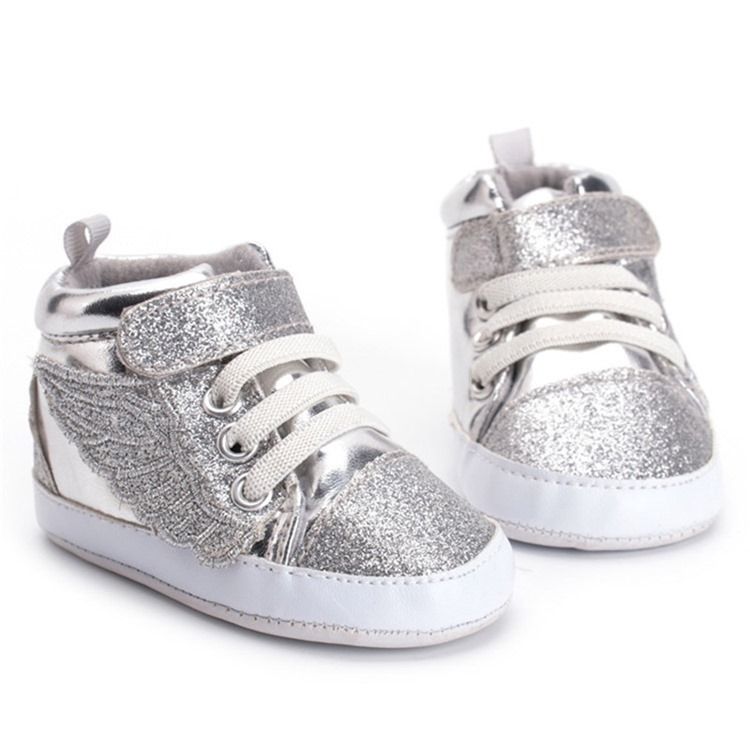 Sapatos De Criança Com Renda De Lantejoulas