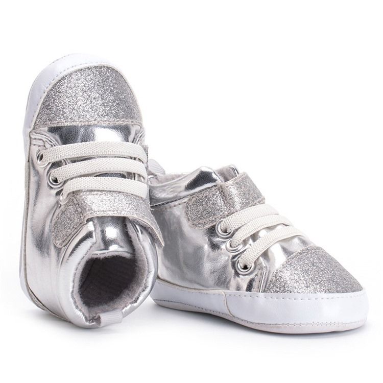 Sapatos De Criança Com Renda De Lantejoulas
