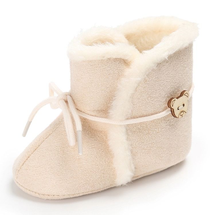 Sapatos De Criança Lisos Com Cordões