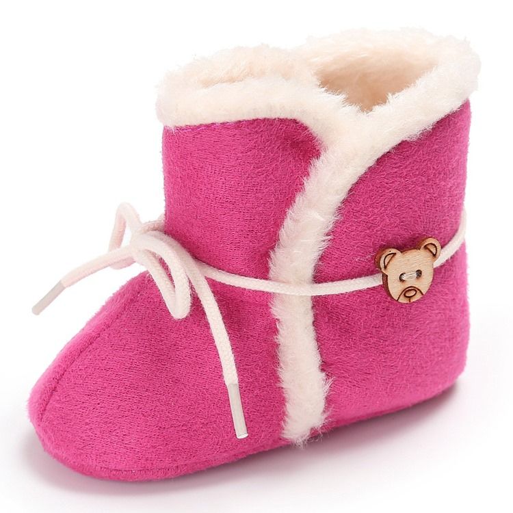Sapatos De Criança Lisos Com Cordões