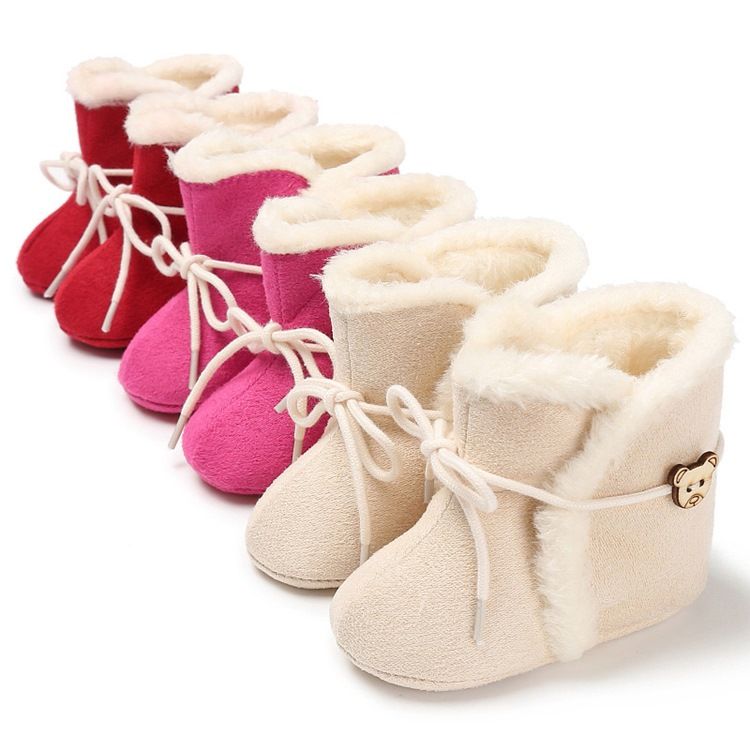 Sapatos De Criança Lisos Com Cordões