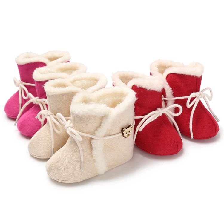 Sapatos De Criança Lisos Com Cordões