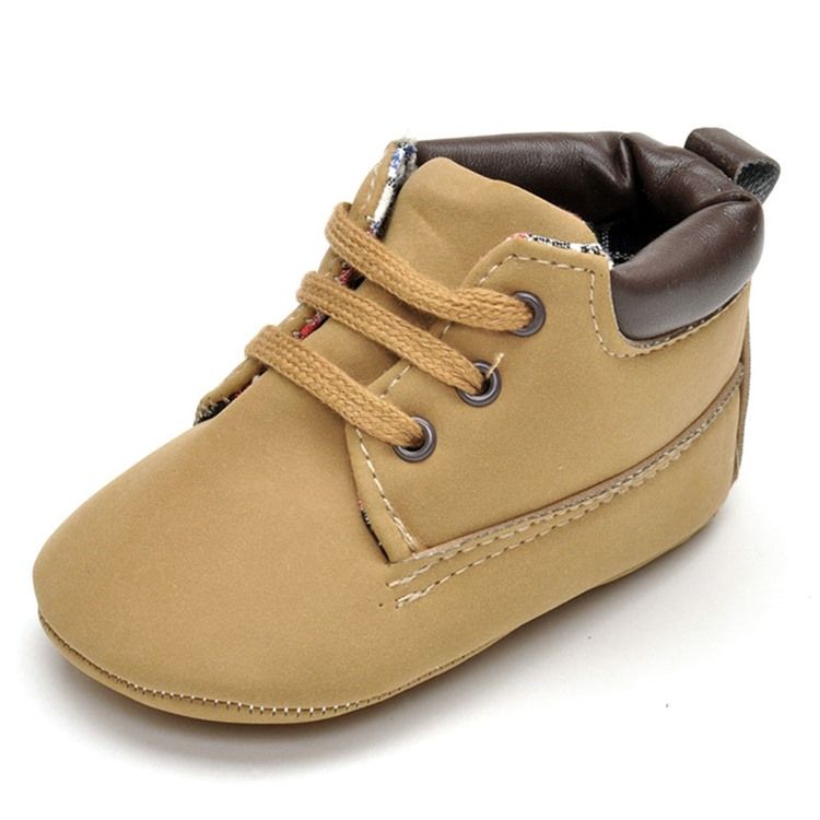 Sapatos De Criança Lisos De Pu