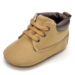 Sapatos De Criança Lisos De Pu