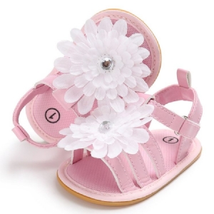 Sapatos De Criança De Velcro Florais 3d