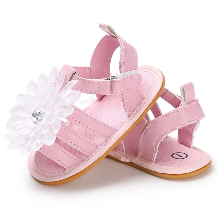 Sapatos De Criança De Velcro Florais 3d