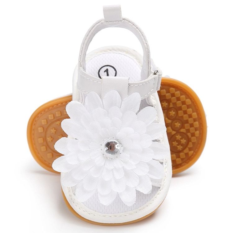 Sapatos De Criança De Velcro Florais 3d