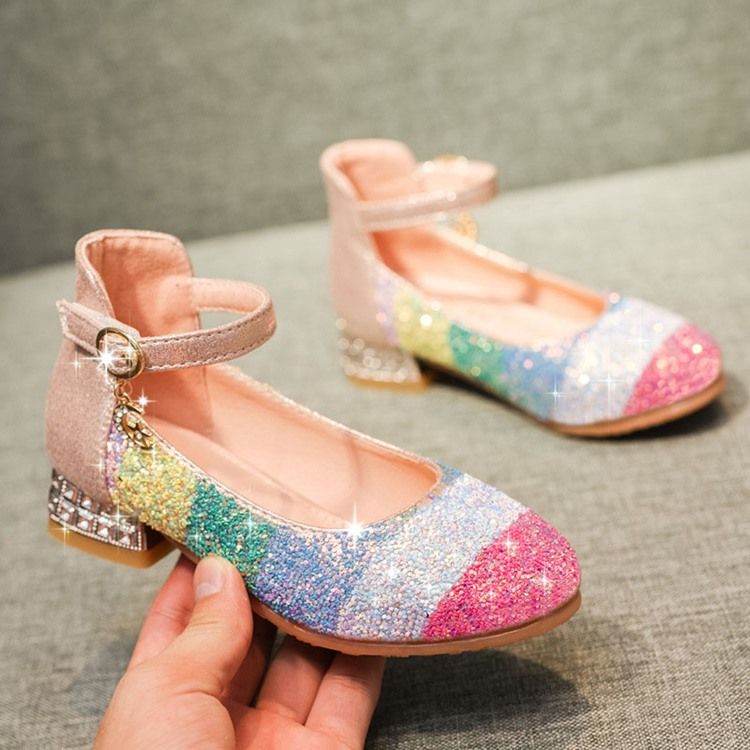 Toe Redondo Color Block Four Seasons Thin Shoes