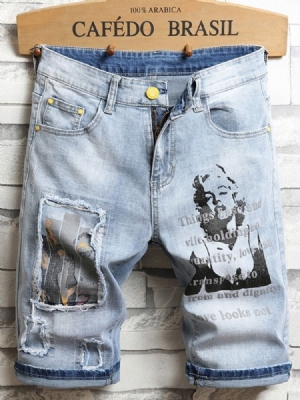 Calça Jeans Justa Masculina Europeia Com Zíper Reto
