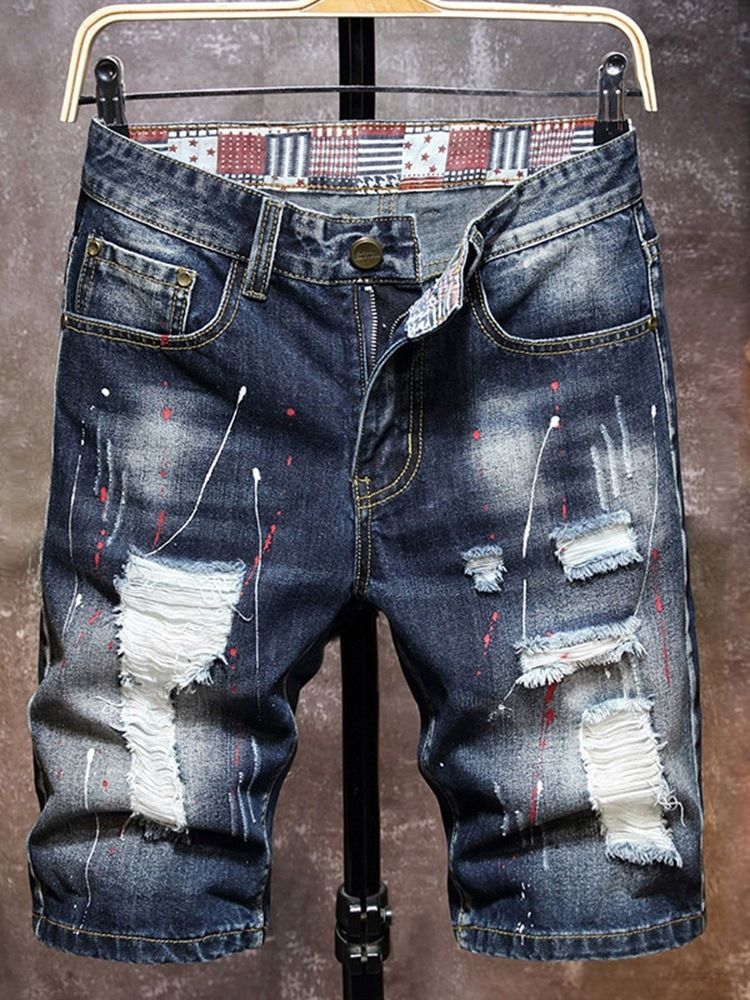 Calça Jeans Masculina Coreano Com Bolso Reto E Cintura Média