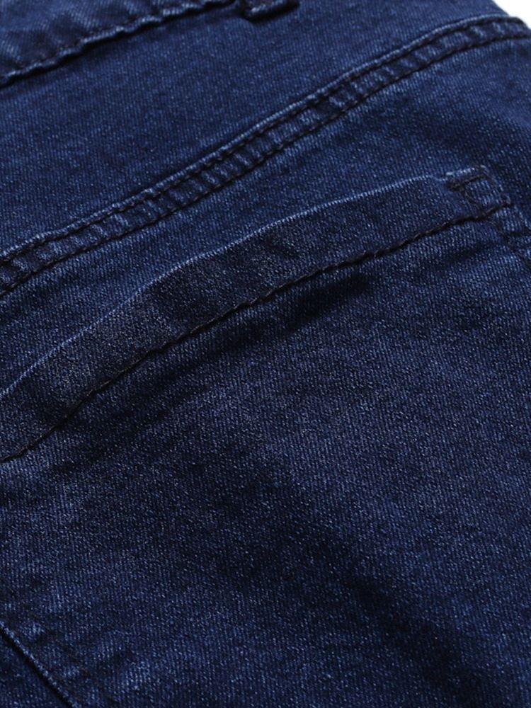 Calção Liso Liso Com Orifício Reto Médio Cintura Baixa Calção Casual Masculino