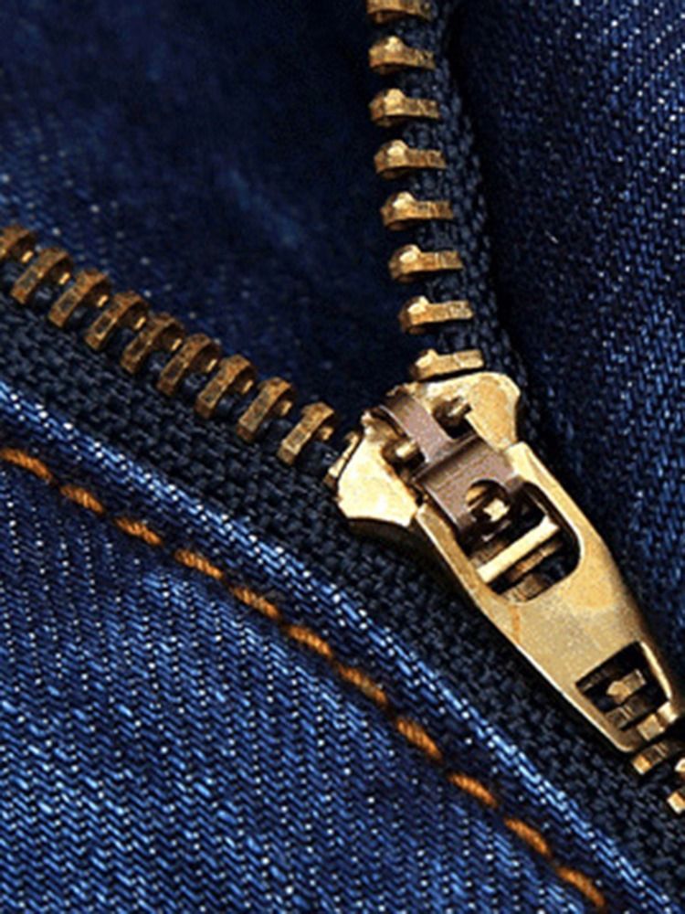 Calções Denim Slim Masculino Buracos