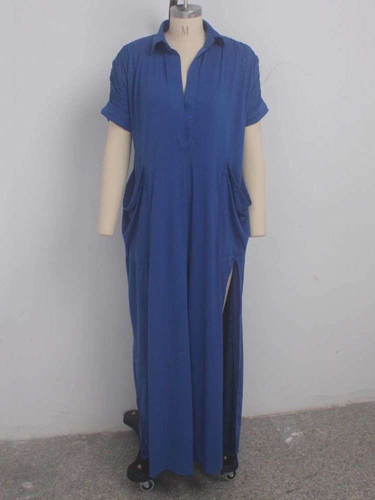 Macacão Feminino Sexy Liso De Comprimento Médio E Cintura Larga