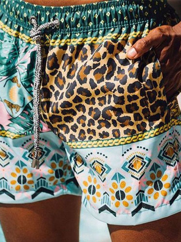 Shorts Casuais Masculinos Com Bolso Fino