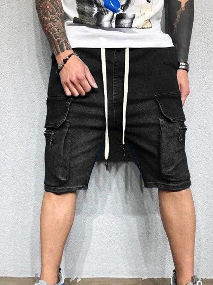 Shorts Casual De Bolso Reto Masculino