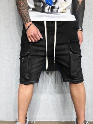 Shorts Casual De Bolso Reto Masculino