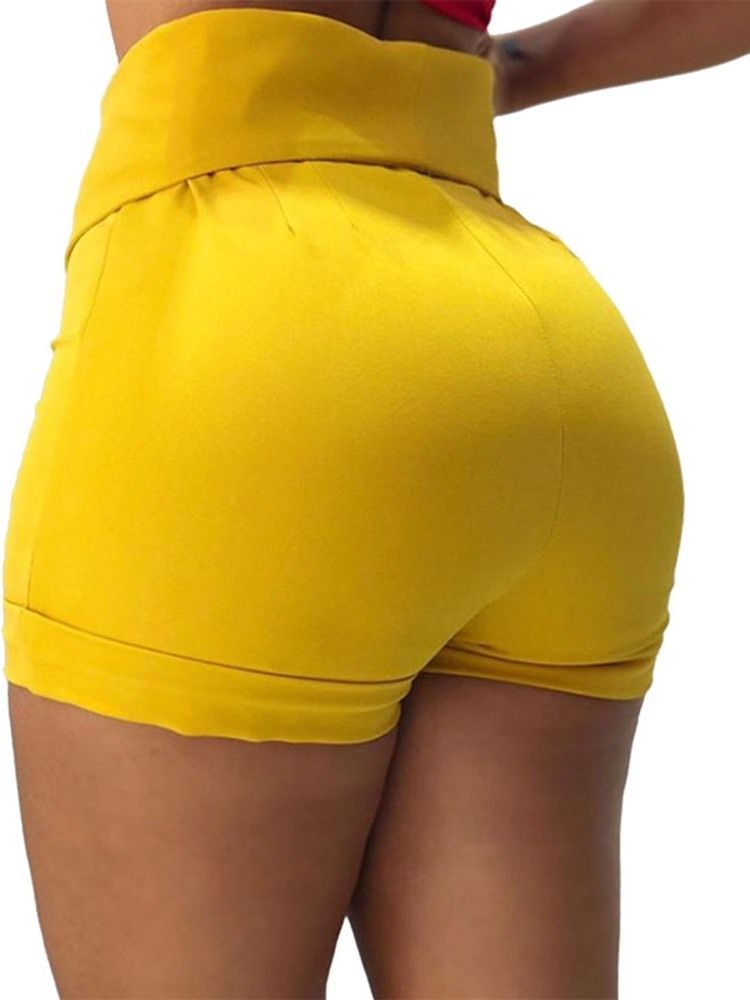 Shorts Femininos Com Cordões Simples E Magros