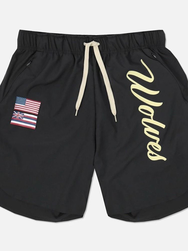Shorts Masculinos Com Cordões E Com Cordões.