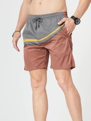 Shorts Masculinos Com Renda E Bolso Reto Casual