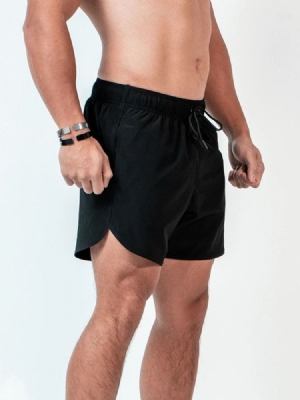 Shorts Masculinos Slim Com Cordões Camuflados Casuais