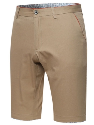 Shorts Simples Com Meia Perna Casual Masculino