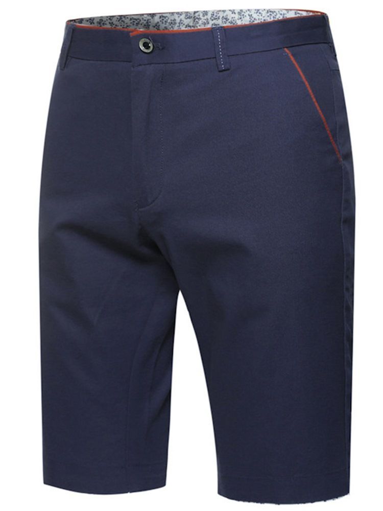 Shorts Simples Com Meia Perna Casual Masculino