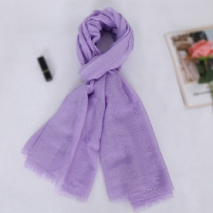 Cachecol Rough Selvedge Plain Feminino