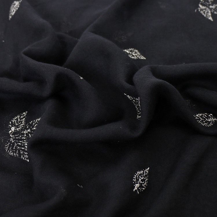 Lenço Feminino Bordado Vintage Com Planta