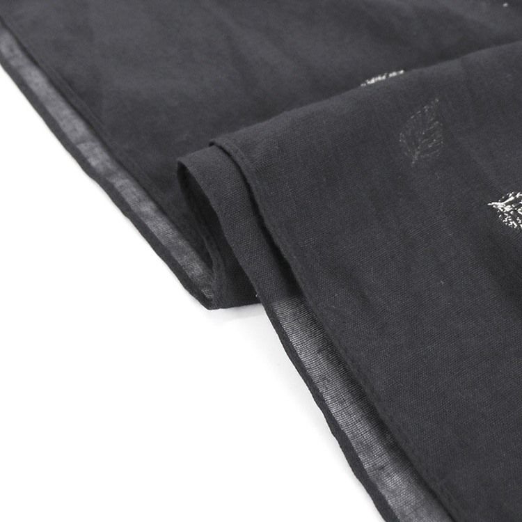 Lenço Feminino Bordado Vintage Com Planta